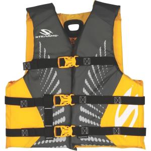 imageStearns Nylon Kids Life Vest USCG Approved Type III Life Jacket for Kids 5090lbs Ideal for Boating Watersports Beach ampamp Pool Activities