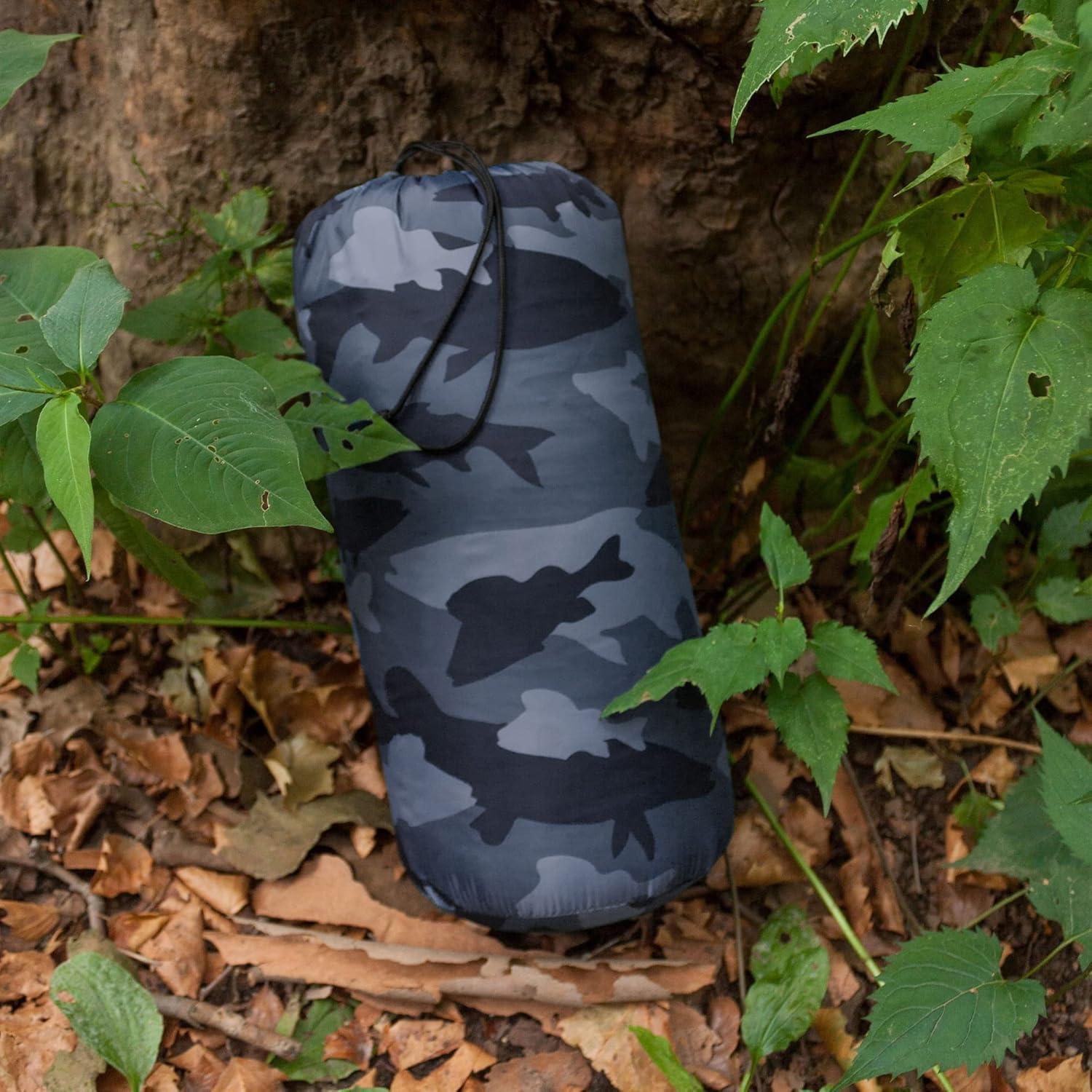 imageCathay Home Coleman Indoor Outdoor Reversible Water Resistant and Sherpa Throw Blanket 50x60 Inch Light BlueBlue