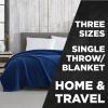 imageCathay Home Coleman Oversize Diamond Quilted Teddy Sherpa Fleece Throw BlanketBedspread  Home Sofa Couch Outdoor Travel Stadium Sports Camping Hiking  Indigo FullQueen 90quotx90quotIndigo