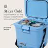 imageColeman Pro HeavyDuty Desert Sand 25qt UltraLight Premium Hard Cooler ExtraThick Insulation Keeps Ice up to 3 Days 36Can CapacityBlue Sky