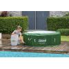imageBestway Coleman Palm Springs 4 to 6 Person EnergySense Smart AirJet Plus Inflatable Hot Tub Outdoor Spa with 140 AirJets and Insulated Cover4 Capacity Forest Green