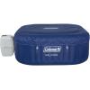 imageColeman Atlantis AirJet Large Square 4 to 6 Person Inflatable Hot Tub Portable Outdoor Spa with 140 AirJets and EnergySense Cover BlueBlue