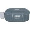 imageColeman Atlantis AirJet Large Square 4 to 6 Person Inflatable Hot Tub Portable Outdoor Spa with 140 AirJets and EnergySense Cover BlueGray