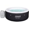 imageColeman SaluSpa Ponderosa AirJet 2 to 4 Person Inflatable Hot Tub Round Portable Outdoor Spa with 120 Soothing Jets with Cover OrangeBlack