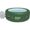imageBestway Coleman Palm Springs 4 to 6 Person EnergySense Smart AirJet Plus Inflatable Hot Tub Outdoor Spa with 140 AirJets and Insulated Cover4 Capacity Forest Green