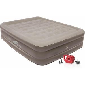 imageColeman SupportRest DoubleHigh 18quot Queen Air Mattress  Indoor and Outdoor Raised Airbed with 120V Rechargeable Air Pump  Blow Up Air Mattress for Camping