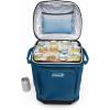 imageColeman 42Can Soft Rolling Cooler with Wheels LeakProof Portable Insulated Chiller with 12 Hour Ice Retention Made with Recycled MaterialsBlue
