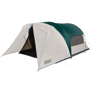 imageColeman Cabin Camping Tent with Screened Porch 46 Person Weatherproof Tent with Enclosed Screened Porch Option Includes Rainfly Carry Bag Extra Storage and 10 Minute Setup6person Enclosed Porch