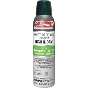 image:imageColeman Insect Repellent Spray  25 DEET Dry Formula Insect Repellent Spray Protects Against Ticks Mosquitoes chiggers gnats Fleas and Flies Ideal for Camping Outdoor Activities 4oz