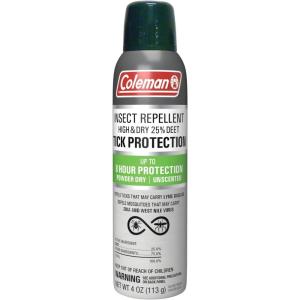 image:imageColeman Tick Repellent Spray  25 DEET Insect Repellent Spray Offers Strong Protection Against Ticks and Mosquitoes Ideal for Camping Hiking and Outdoor Activities 4oz