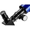 image:imageColeman 360x50 Refractor Telescope Kit with HeavyDuty Carrying Case  Electric Blue