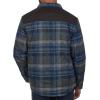 image:imageColeman Diamond Quilted Flannel Shirt Jacket  Mens Plaid Flannel Winter Jacket for Outdoor Hiking Camping and HuntingGrey
