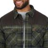 image:imageColeman Diamond Quilted Flannel Shirt Jacket  Mens Plaid Flannel Winter Jacket for Outdoor Hiking Camping and HuntingOlive Grey