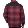 image:imageColeman Diamond Quilted Flannel Shirt Jacket  Mens Plaid Flannel Winter Jacket for Outdoor Hiking Camping and HuntingRed