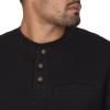 image:imageColeman LongSleeve Sherpa Lined Waffle Henley Shirts for MenBlack
