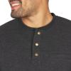 image:imageColeman LongSleeve Sherpa Lined Waffle Henley Shirts for MenBlack Heather