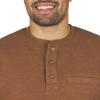 image:imageColeman LongSleeve Sherpa Lined Waffle Henley Shirts for MenCopper Heather