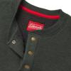 image:imageColeman LongSleeve Sherpa Lined Waffle Henley Shirts for MenHunter Green Heather