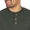 image:imageColeman LongSleeve Sherpa Lined Waffle Henley Shirts for MenHunter Green Heather