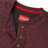image:imageColeman LongSleeve Sherpa Lined Waffle Henley Shirts for MenPort Heather