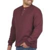 image:imageColeman LongSleeve Sherpa Lined Waffle Henley Shirts for MenPort Heather