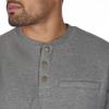 image:imageColeman LongSleeve Sherpa Lined Waffle Henley Shirts for MenShale Heather