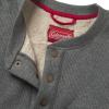image:imageColeman LongSleeve Sherpa Lined Waffle Henley Shirts for MenShale Heather