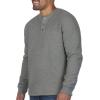 image:imageColeman LongSleeve Sherpa Lined Waffle Henley Shirts for MenShale Heather
