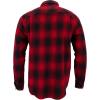 image:imageColeman Mens LongSleeve Flannel Shirt Midweight Western Plaid ButtonDown BlueGrey MediumRedBlack