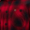 image:imageColeman Mens LongSleeve Flannel Shirt Midweight Western Plaid ButtonDown BlueGrey MediumRedBlack