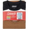 image:imageColeman Mens Workwear Performance Short Sleeve Cotton TShirts Multi Color 3PackOff WhiteBlackCopper Heather