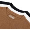 image:imageColeman Mens Workwear Performance Short Sleeve Cotton TShirts Multi Color 3PackOff WhiteBlackCopper Heather