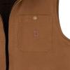 image:imageColeman Microfiber Quilted Vest With Sherpa Collar XX Large RustCopperBrown Sherpa