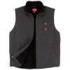 image:imageColeman Microfiber Quilted Vest With Sherpa Collar XX Large RustRavenBlack Sherpa