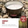 image:imageColeman Outdoor Citronella Candle 3Wick Decorative Tin Bucket Candle for Patio Backyard Camping and Outdoor Use Up to 35 Hours Burn Time 20oz20oz