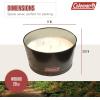 image:imageColeman Outdoor Citronella Candle 3Wick Decorative Tin Bucket Candle for Patio Backyard Camping and Outdoor Use Up to 35 Hours Burn Time 20oz20oz