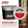 image:imageColeman Outdoor Citronella Candle DecorativeBlack