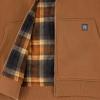 image:imageColeman Polar Mens Fleece Lined Workwear FullZip Sweatshirt with Hood Perfect Hoodie For The OutdoorsCopper