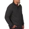image:imageColeman Quarter Zip Sherpa Henley Long Sleeve Shirt For Men Black Heather MediumBlack Heather