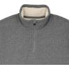 image:imageColeman Quarter Zip Sherpa Henley Long Sleeve Shirt For Men Black Heather MediumShale Heather