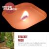 image:imageColeman Scented Outdoor Citronella Candle with Wooden Crackle Wick Campfire Scent 6 oz Pack of 6Campfire