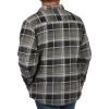 image:imageColeman Sherpa Lined Yukon Flannel Shirt Jackets with Corduroy Trim RedCharcoal LargeGreyOlive