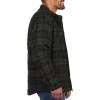 image:imageColeman Sherpa Lined Yukon Flannel Shirt Jackets with Corduroy Trim RedCharcoal LargeOlive