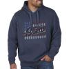 image:imageColeman Graphic Double Layered Fleece HoodyIndigo Heather