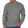 image:imageColeman LongSleeve Sherpa Lined Waffle Henley Shirts for MenShale Heather