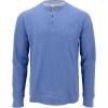 image:imageColeman LongSleeve Waffle Thermal Henley Shirts for MenMid Blue Heather