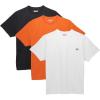Off White/Black Heather/Tangerine