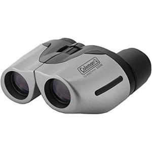 image:imageColeman 1040x21 Compact Weather Resistant Porro Prism Zoom Binoculars Silver CZ104021