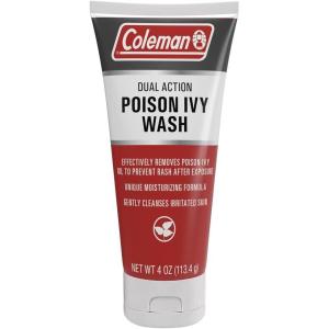 image:imageColeman Poison Ivy Wash Urushiol Removal System for Poison Ivy Oak and Sumac Soothing Cleanser with Moisturizing Hemp Seed Oil 4oz