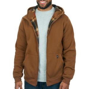 image:imageColeman Polar Mens Fleece Lined Workwear FullZip Sweatshirt with Hood Perfect Hoodie For The OutdoorsCopper